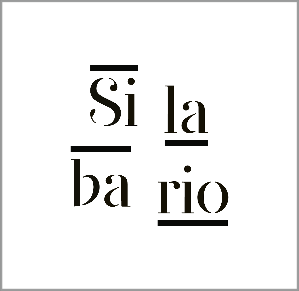 logotipo silabario