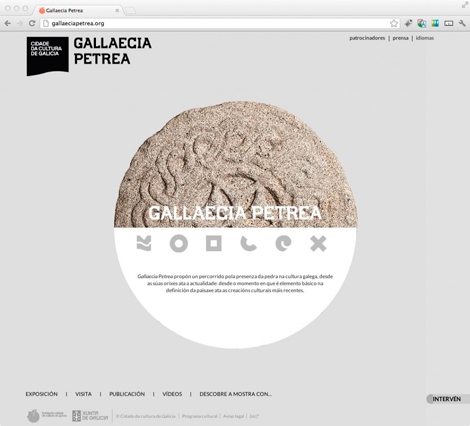 Páxina inicial de Gallaecia Petrea (uqui)